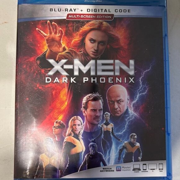 X-Men: Dark Phoenix (Blu-ray + Digital Code, Multi-Screen Edition, Brand New) - Picture 1 of 2
